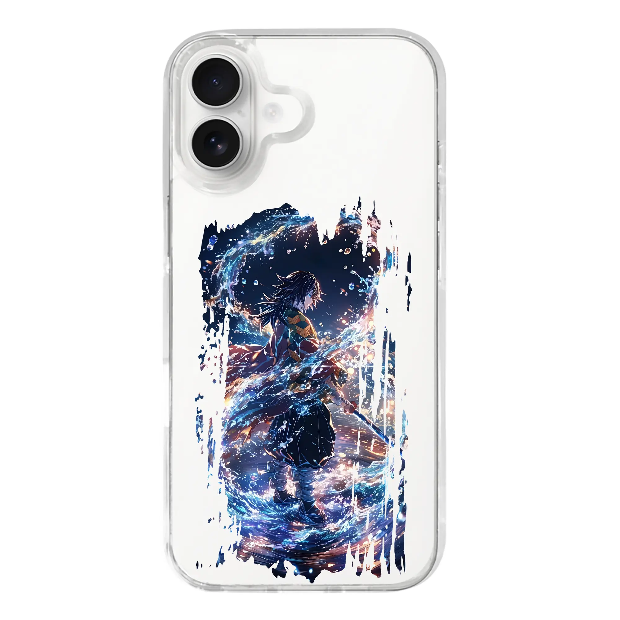 鬼滅の刃 グッズ,冨岡 義勇 - iPhone 17シリーズ 透明スマホケース – 薄型・耐衝撃・精密フィット保護カバー